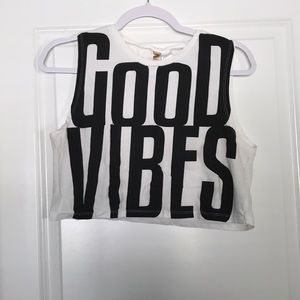 Good Vibes Crop Top